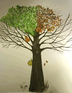 4- Jahreszeiten Baum