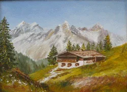 Die Alpen im Holzrahmen