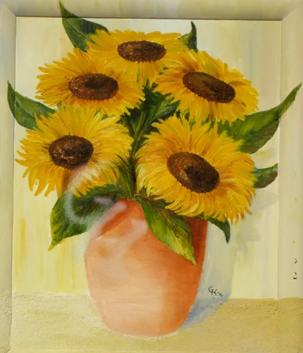 Sonnenblumenvase