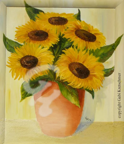 Sonnenblumenvase